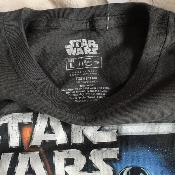 Star Wars gray child large Tshirt - Picture 3 of 4